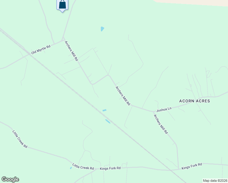 map of restaurants, bars, coffee shops, grocery stores, and more near 3151 Archers Mill Road in Suffolk