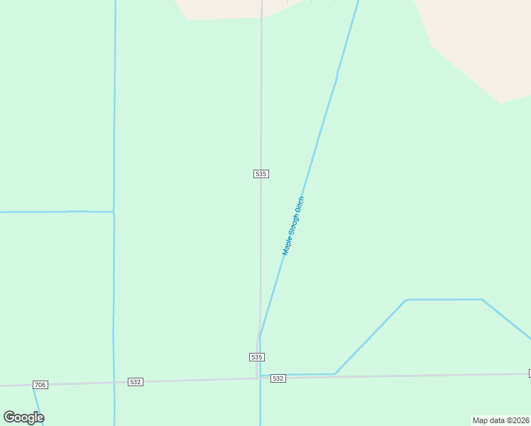map of restaurants, bars, coffee shops, grocery stores, and more near County Road 535 in East Prairie