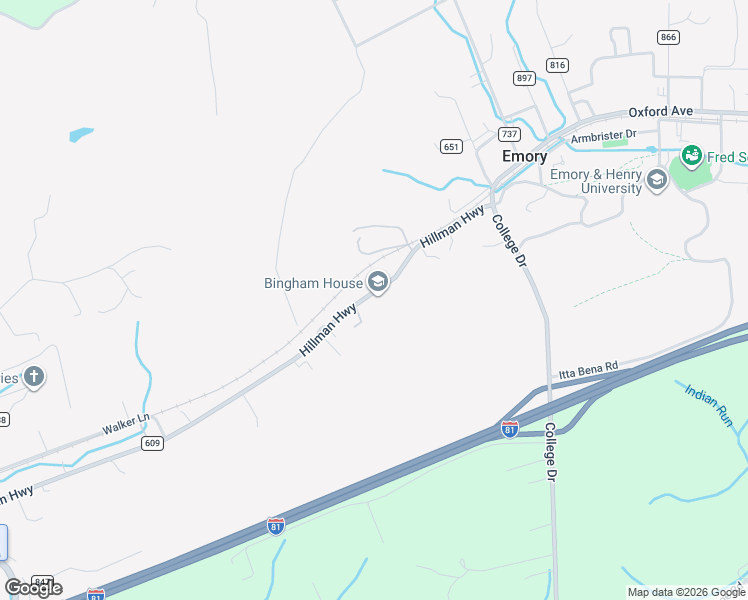 map of restaurants, bars, coffee shops, grocery stores, and more near 30177 Hillman Highway in Meadowview