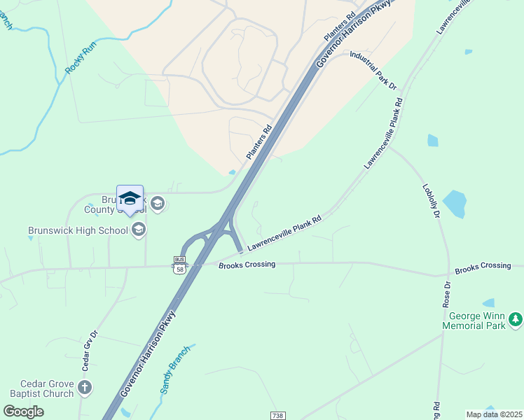 map of restaurants, bars, coffee shops, grocery stores, and more near 144 Crestview Road in Lawrenceville