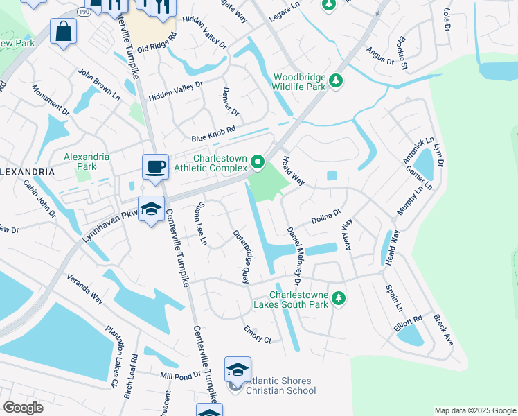 map of restaurants, bars, coffee shops, grocery stores, and more near 2000 Blackwell Court in Virginia Beach