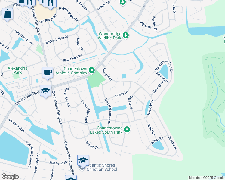 map of restaurants, bars, coffee shops, grocery stores, and more near 940 Hodges Place in Virginia Beach