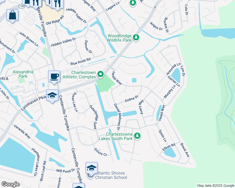map of restaurants, bars, coffee shops, grocery stores, and more near 941 Hodges Place in Virginia Beach