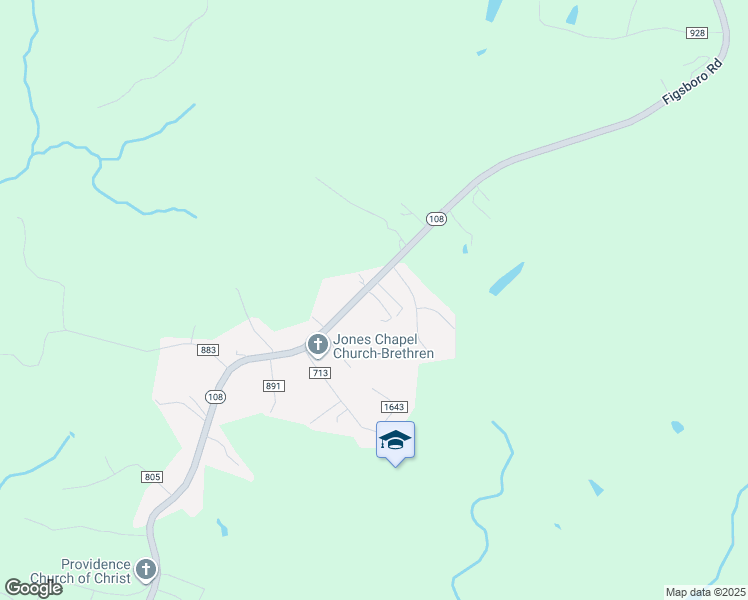 map of restaurants, bars, coffee shops, grocery stores, and more near 2590 Figsboro Road in Martinsville