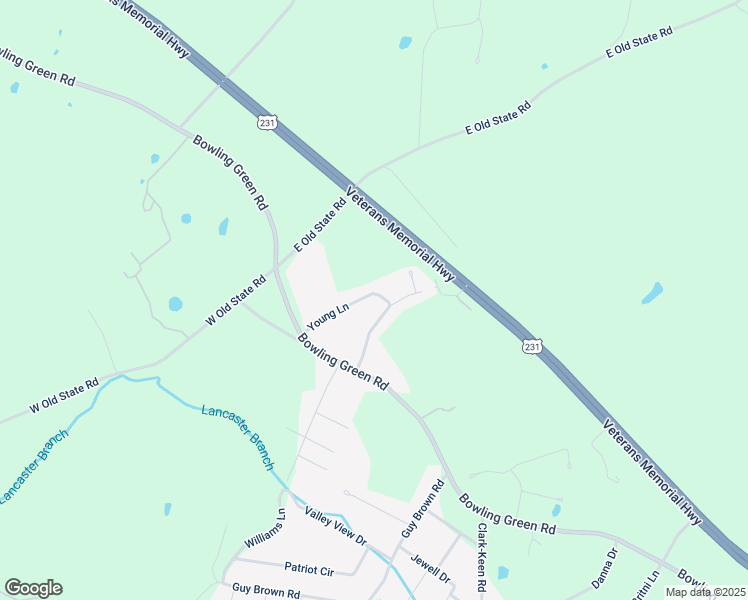 map of restaurants, bars, coffee shops, grocery stores, and more near 252 Young Lane in Scottsville