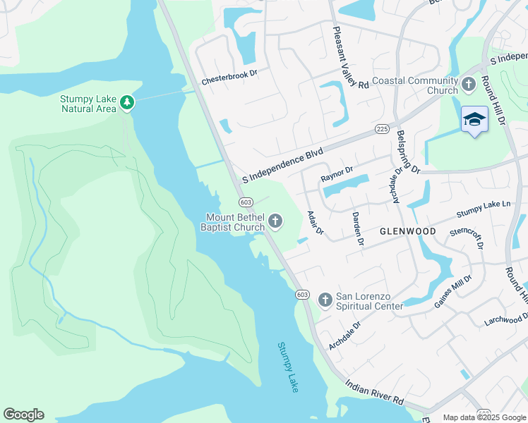 map of restaurants, bars, coffee shops, grocery stores, and more near 4660 Indian River Road in Virginia Beach