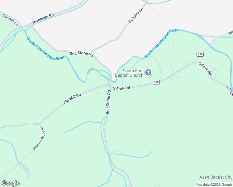 map of restaurants, bars, coffee shops, grocery stores, and more near 104 South Fork Road in Marion