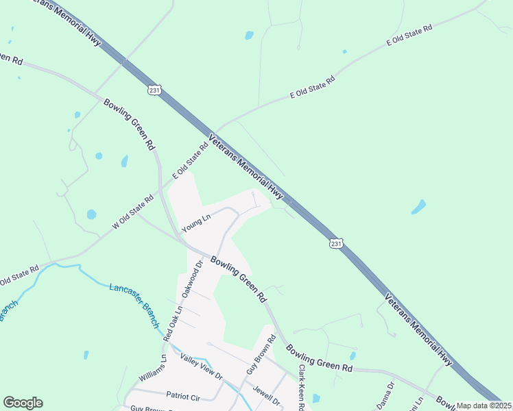 map of restaurants, bars, coffee shops, grocery stores, and more near Sky Cole Court in Scottsville