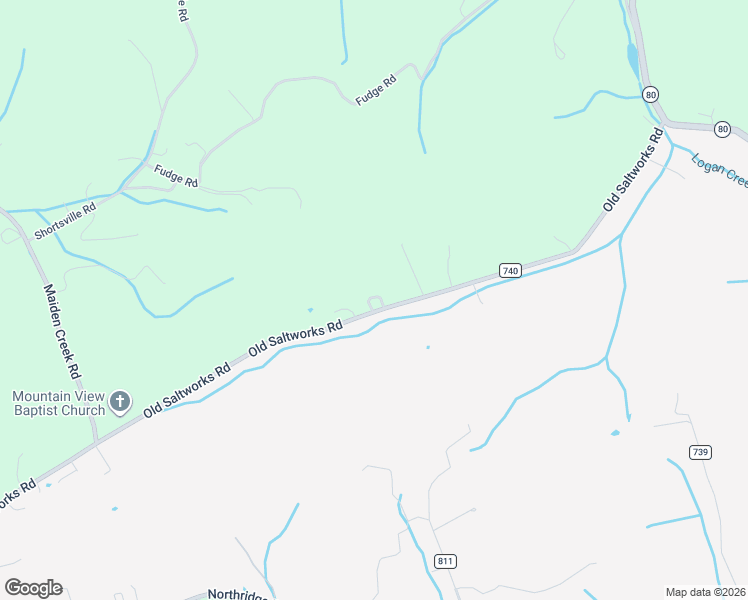 map of restaurants, bars, coffee shops, grocery stores, and more near 27173 County Road 740 in Meadowview