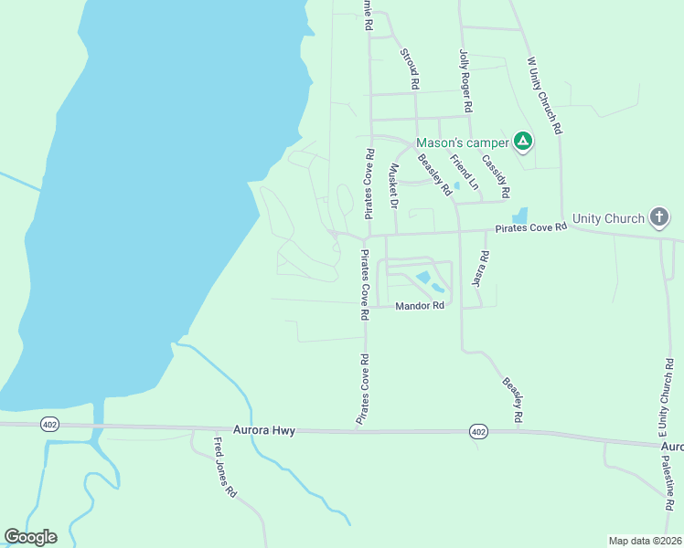 map of restaurants, bars, coffee shops, grocery stores, and more near 549-699 Treasure Island Road in Hardin