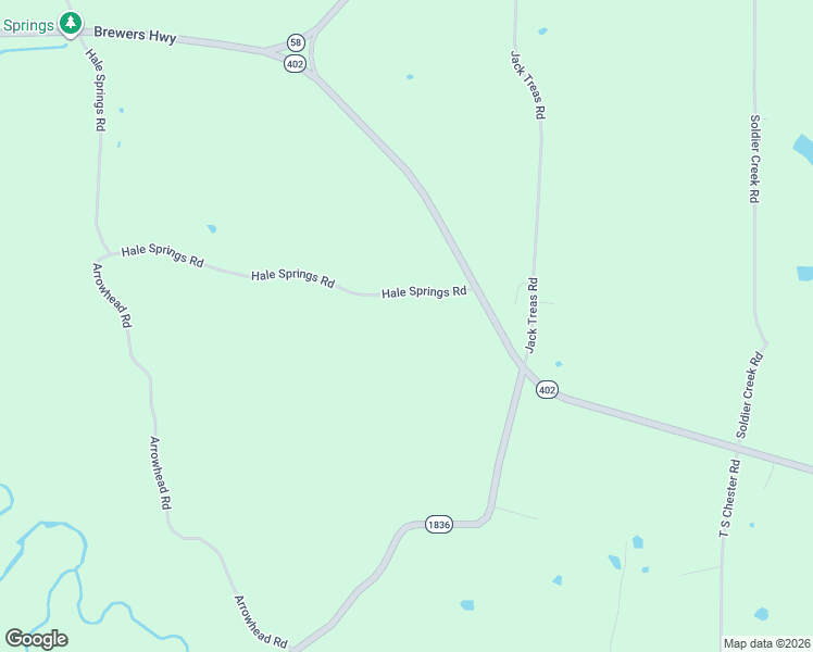 map of restaurants, bars, coffee shops, grocery stores, and more near 1186 Hale Springs Road in Benton