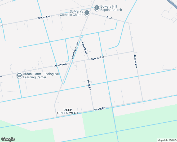 map of restaurants, bars, coffee shops, grocery stores, and more near 373 Hertz Road in Chesapeake