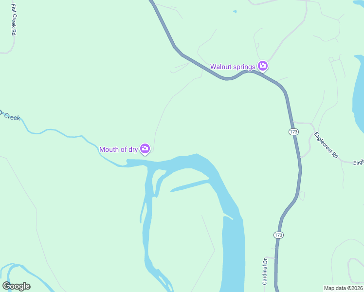map of restaurants, bars, coffee shops, grocery stores, and more near 512 Dry Creek Drive in Cape Fair