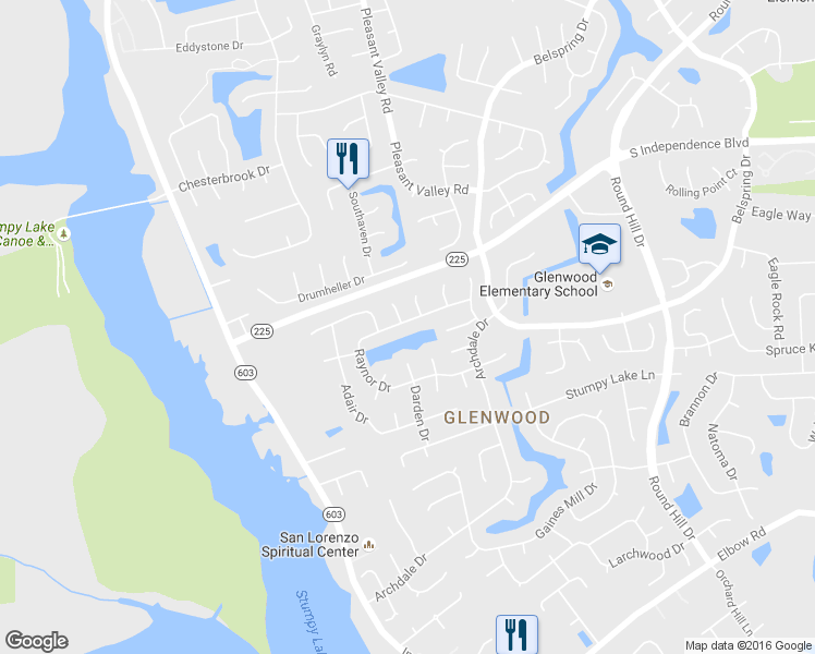 map of restaurants, bars, coffee shops, grocery stores, and more near 1332 Raynor Drive in Virginia Beach