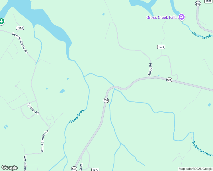 map of restaurants, bars, coffee shops, grocery stores, and more near State Highway 558 in Albany