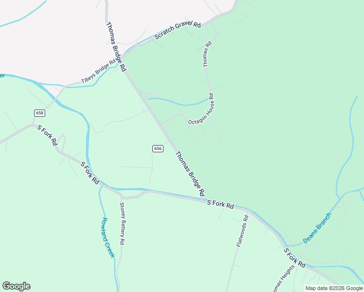 map of restaurants, bars, coffee shops, grocery stores, and more near 711 Thomas Bridge Road in Marion