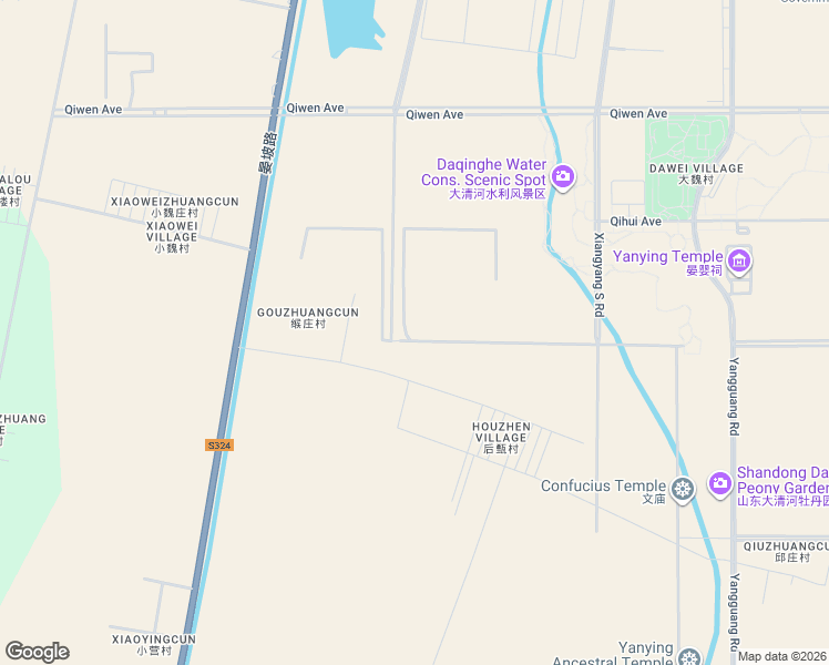 map of restaurants, bars, coffee shops, grocery stores, and more near in Dezhou