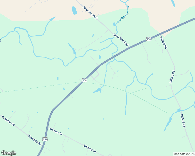 map of restaurants, bars, coffee shops, grocery stores, and more near 4384 Cox Street in Carrsville