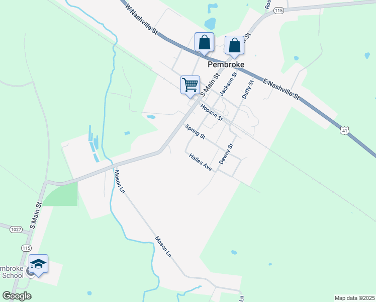 map of restaurants, bars, coffee shops, grocery stores, and more near 20 Hailes Avenue in Pembroke