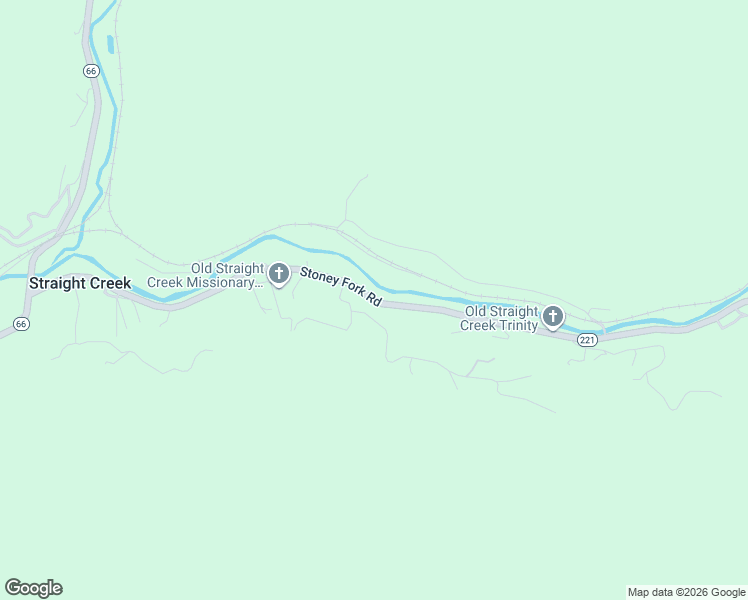 map of restaurants, bars, coffee shops, grocery stores, and more near Stoney Fork Road in Pineville