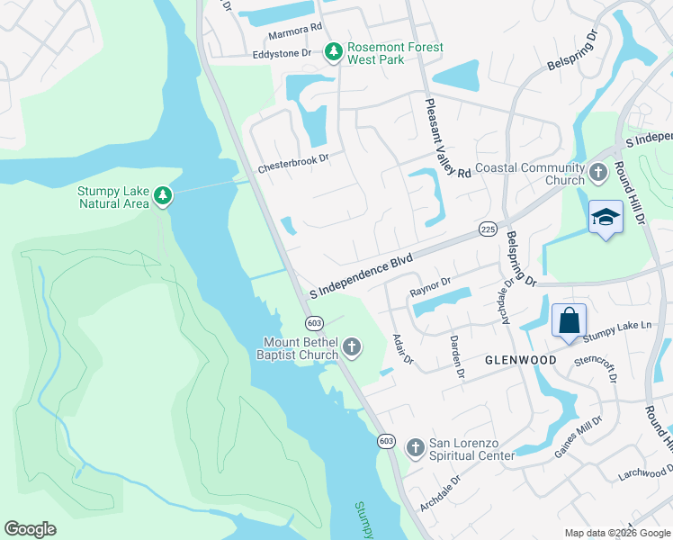 map of restaurants, bars, coffee shops, grocery stores, and more near 1517 Drumheller Drive in Virginia Beach