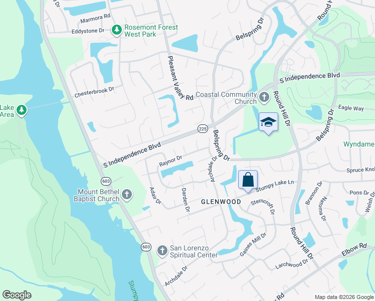 map of restaurants, bars, coffee shops, grocery stores, and more near 1349 Raynor Drive in Virginia Beach