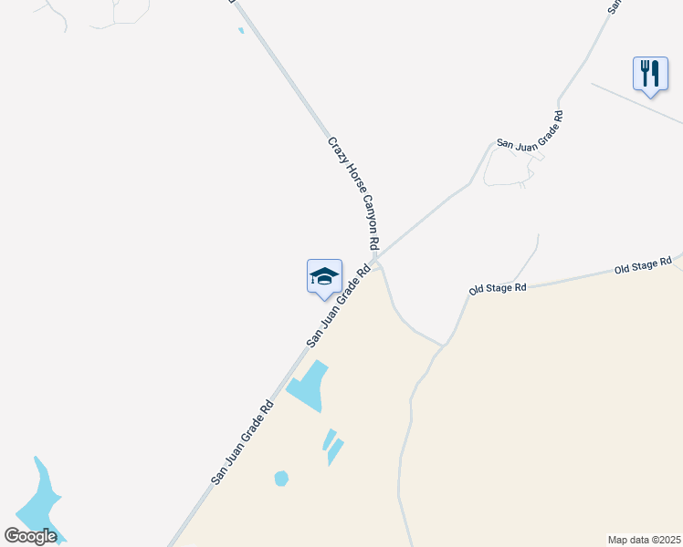 map of restaurants, bars, coffee shops, grocery stores, and more near 975 San Juan Grade Road in Salinas