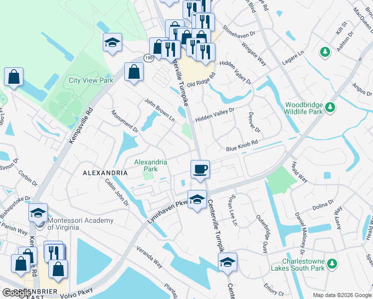 map of restaurants, bars, coffee shops, grocery stores, and more near 5513 Glen View Drive in Virginia Beach