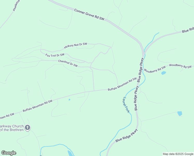 map of restaurants, bars, coffee shops, grocery stores, and more near 149 Slatemont Road Southwest in Meadows of Dan
