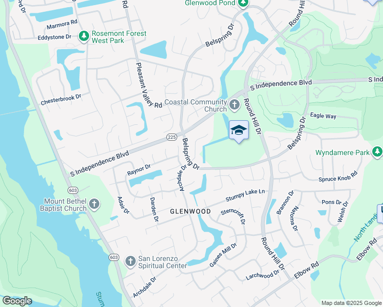 map of restaurants, bars, coffee shops, grocery stores, and more near 1392 Dalsbury Lane in Virginia Beach