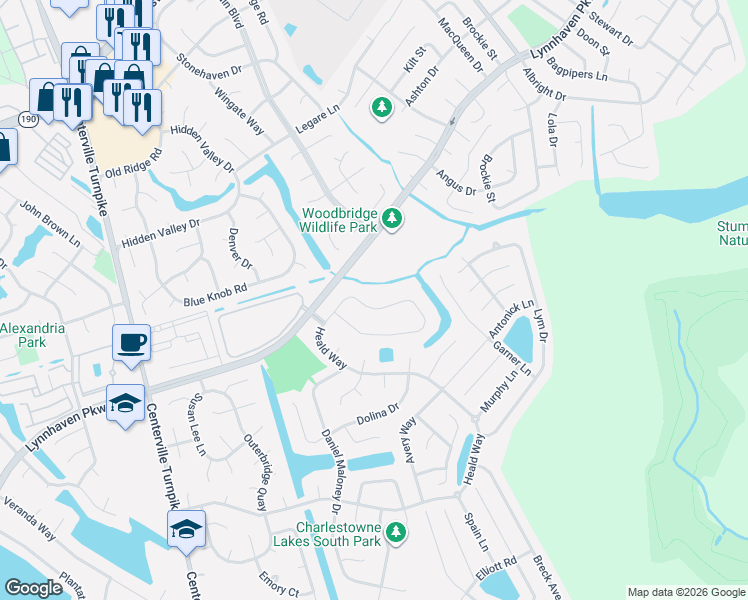 map of restaurants, bars, coffee shops, grocery stores, and more near 2036 Bizzone Circle in Virginia Beach