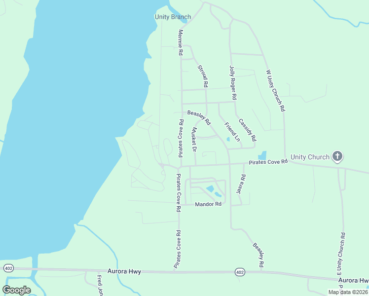 map of restaurants, bars, coffee shops, grocery stores, and more near 90-146 Pirates Cove Road in Hardin