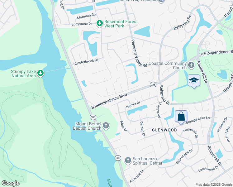 map of restaurants, bars, coffee shops, grocery stores, and more near 1517 Drumheller Dr in Virginia Beach