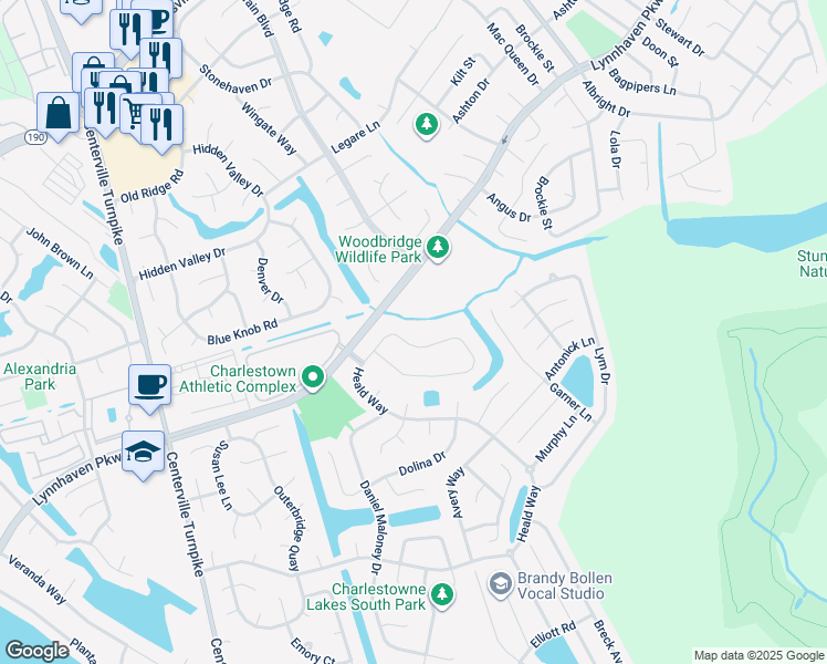 map of restaurants, bars, coffee shops, grocery stores, and more near 2021 Bizzone Circle in Virginia Beach