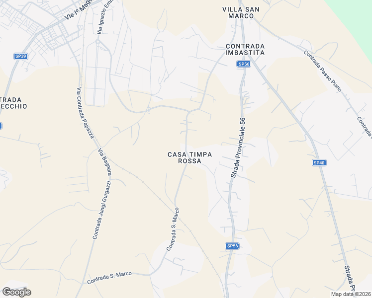 map of restaurants, bars, coffee shops, grocery stores, and more near Contrada San Marco in Libero consorzio comunale di Ragusa