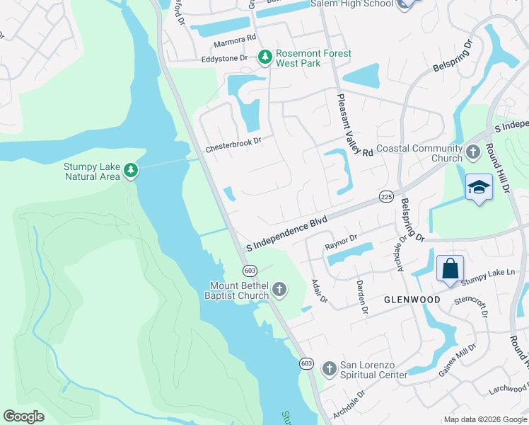 map of restaurants, bars, coffee shops, grocery stores, and more near 2016 Gravenhurst Drive in Virginia Beach