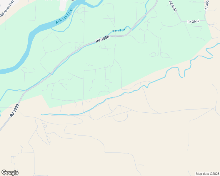 map of restaurants, bars, coffee shops, grocery stores, and more near 14 Road 3669 in Aztec
