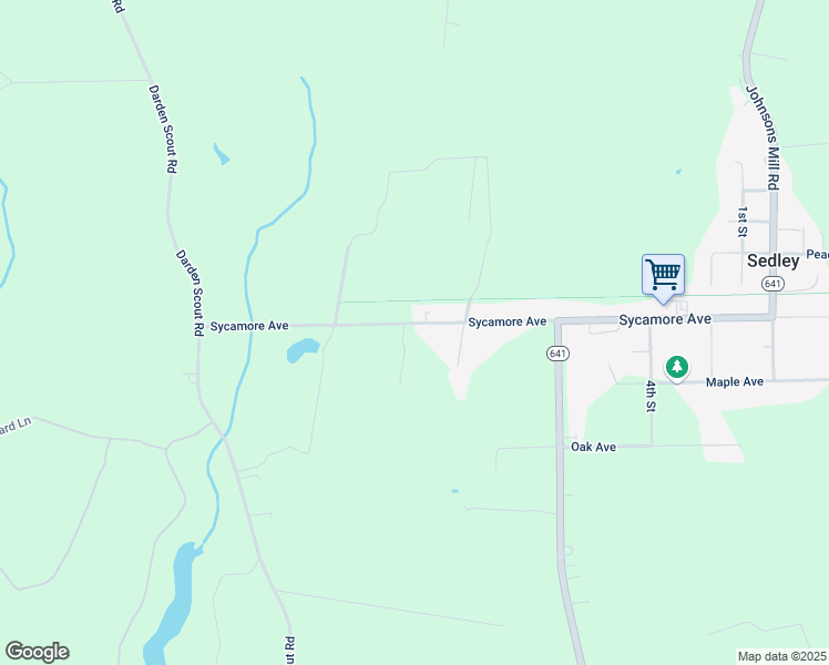 map of restaurants, bars, coffee shops, grocery stores, and more near 29494 Sycamore Avenue in Sedley