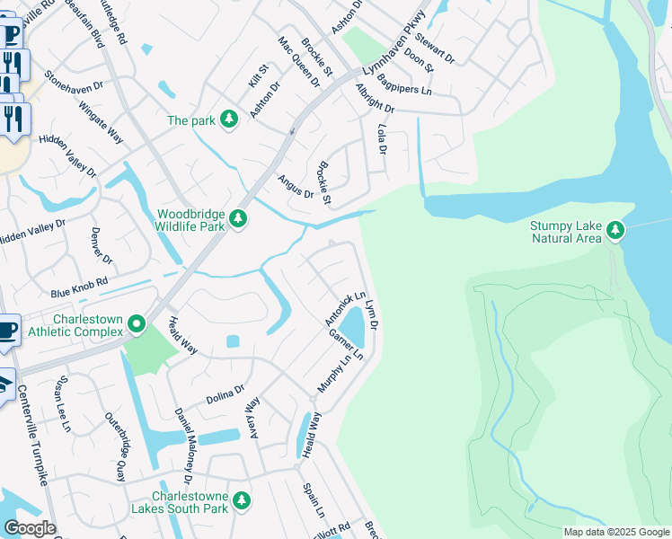 map of restaurants, bars, coffee shops, grocery stores, and more near 809 Cabrini Place in Virginia Beach