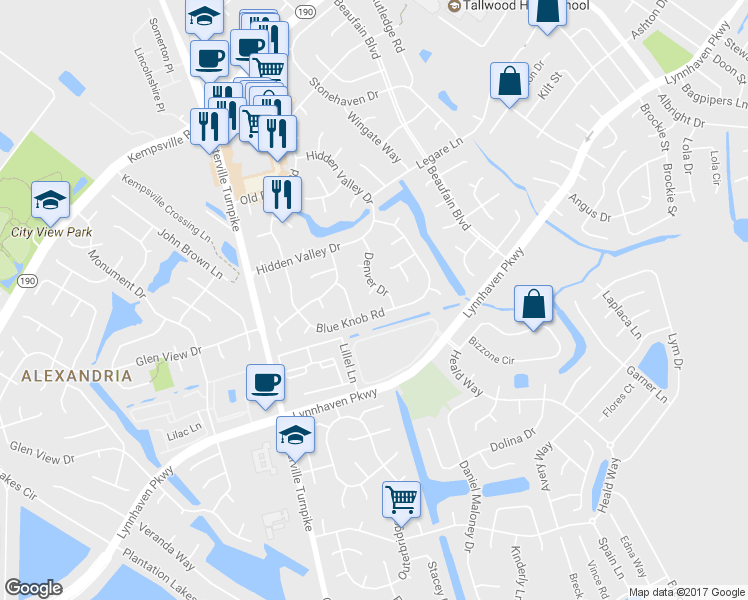 map of restaurants, bars, coffee shops, grocery stores, and more near 1904 Nordic Court in Virginia Beach