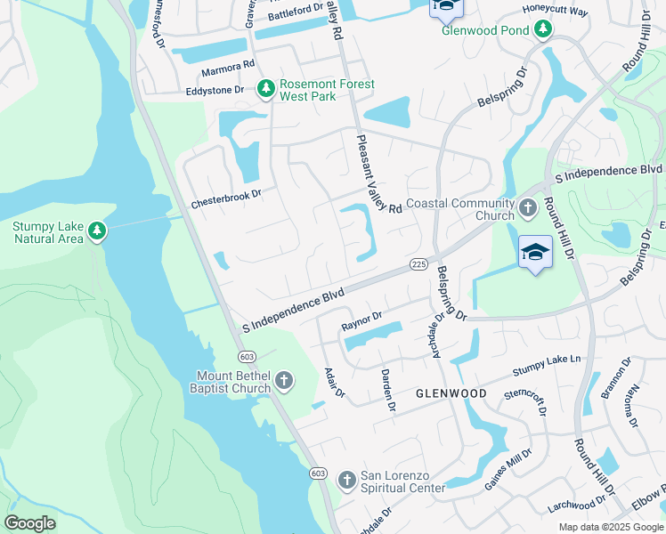 map of restaurants, bars, coffee shops, grocery stores, and more near 2012 Drumheller Court in Virginia Beach