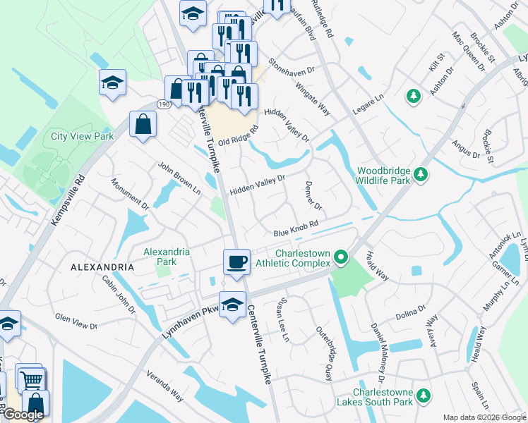 map of restaurants, bars, coffee shops, grocery stores, and more near 1969 Sun Valley Drive in Virginia Beach