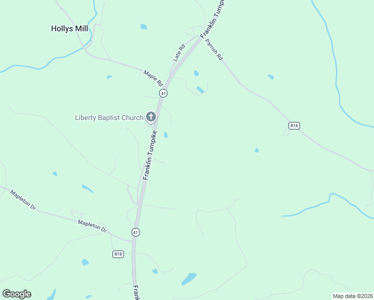 map of restaurants, bars, coffee shops, grocery stores, and more near 18392 Franklin Turnpike in Callands