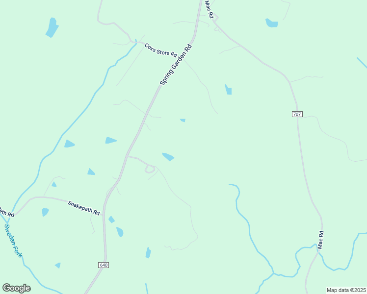 map of restaurants, bars, coffee shops, grocery stores, and more near 4437 Spring Garden Road in Chatham