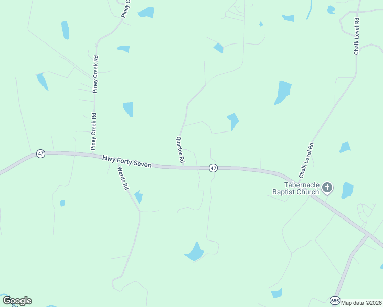 map of restaurants, bars, coffee shops, grocery stores, and more near 72 Quarter Road in South Hill