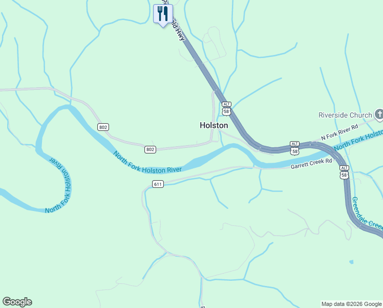 map of restaurants, bars, coffee shops, grocery stores, and more near 16020 Mendota Road in Abingdon