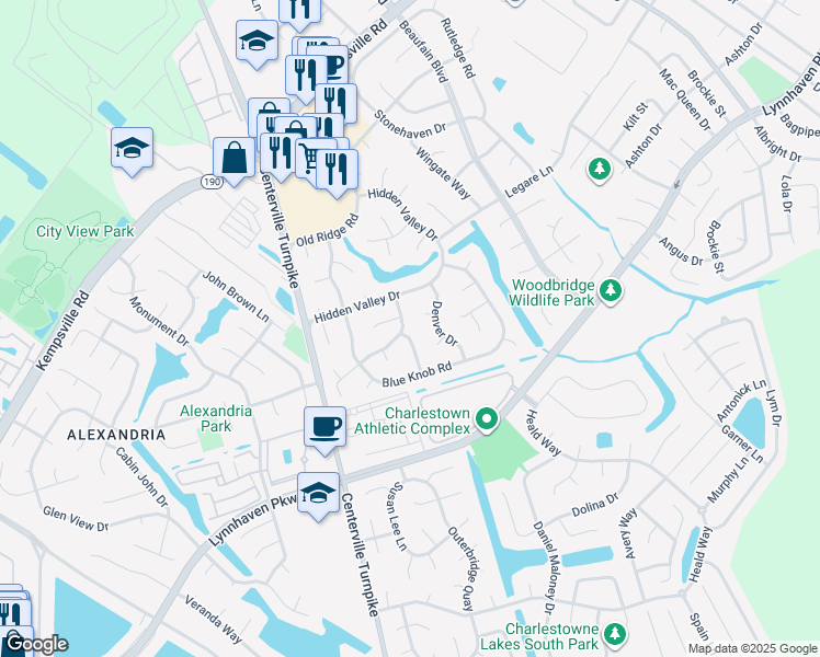 map of restaurants, bars, coffee shops, grocery stores, and more near 5313 Cannan Valley Avenue in Virginia Beach