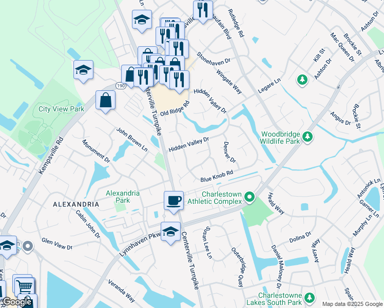 map of restaurants, bars, coffee shops, grocery stores, and more near 1968 Wolf Creek Court in Virginia Beach