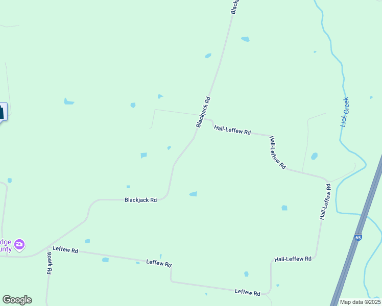 map of restaurants, bars, coffee shops, grocery stores, and more near Blackjack Road in Franklin