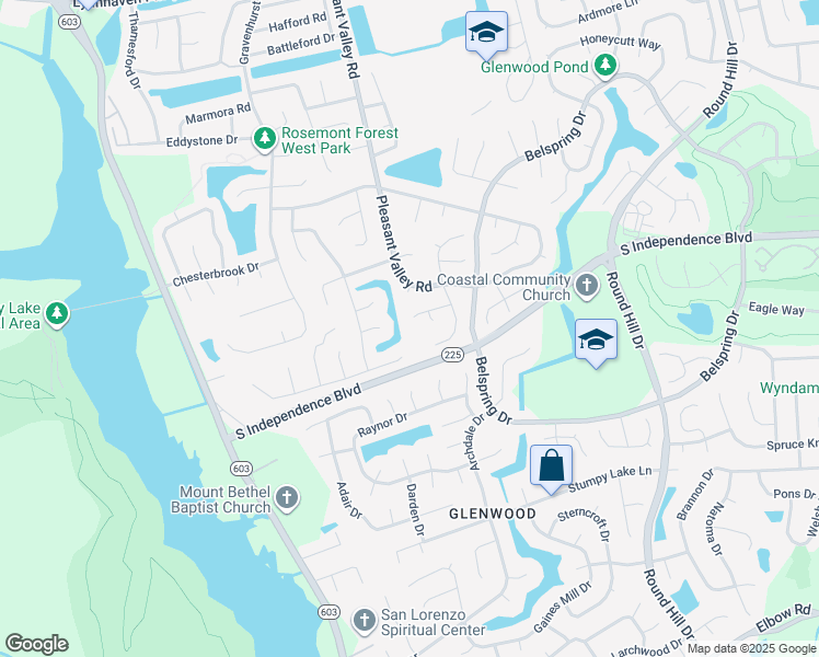 map of restaurants, bars, coffee shops, grocery stores, and more near 2101 Grouse Run Court in Virginia Beach